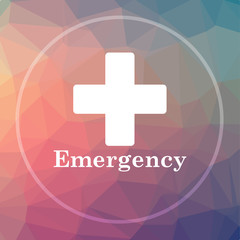 Wall Mural - Emergency icon