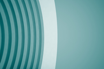 Poster - Abstract Architecture Background. Empty White Futuristic Room. 3d Render Illustration