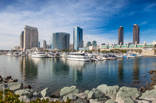 Fotografia, Obraz San Diego Embarcadero Marina by the Convention Center