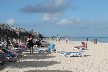 Busy beach