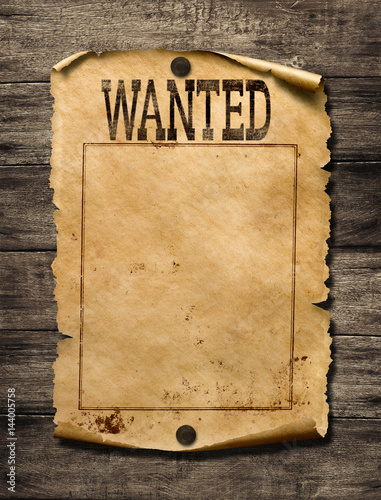 Wanted For Reward Poster 3d Illustration Stock 写真 Adobe Stock