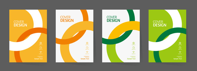 cover design for annual report and brochure, catalog, magazine.