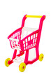 Leinwandbild Motiv A toy shopping trolley