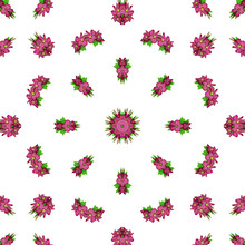  Flowers Pattern,caleidoscop