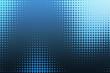 © flashmovie - blue halftone background, illustration with copy space