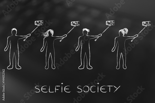Fotografía selfie society people taking self-portraits