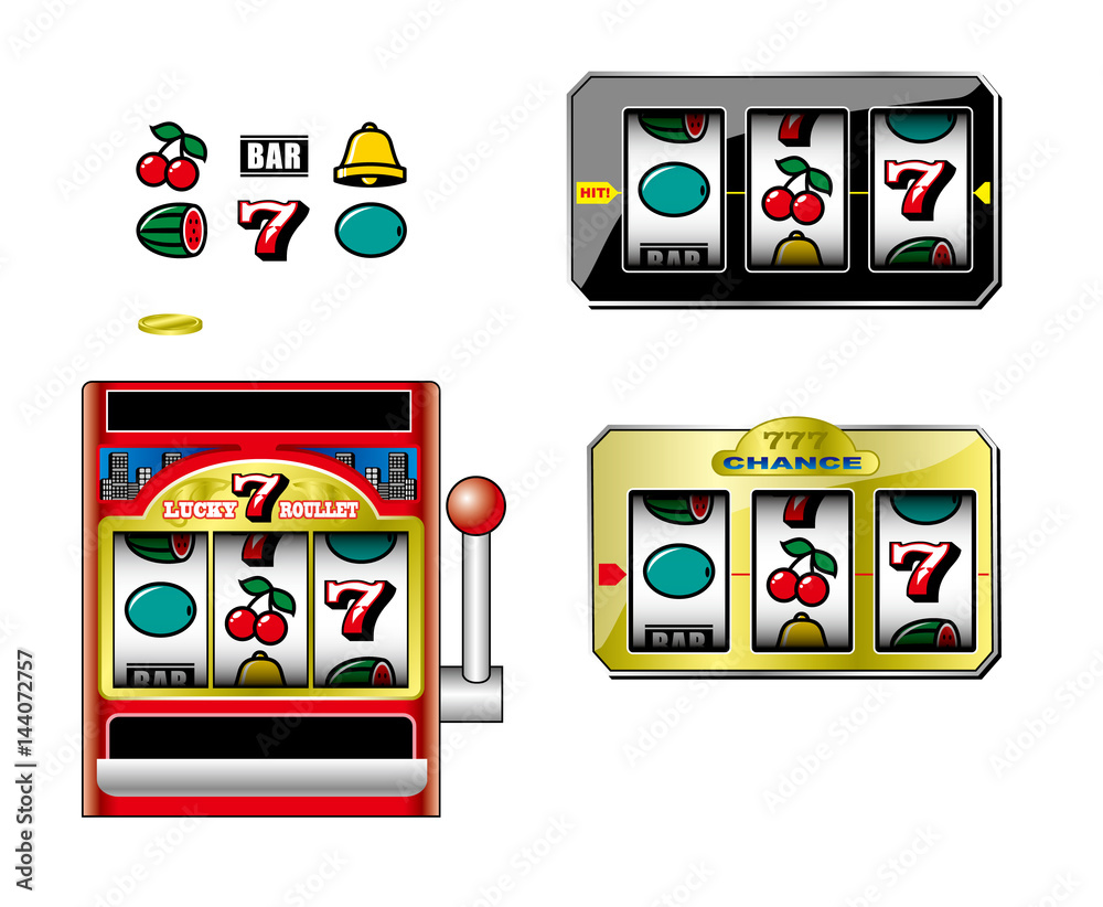 スロットマシン デザインパーツ の Stock ベクター | Adobe Stock