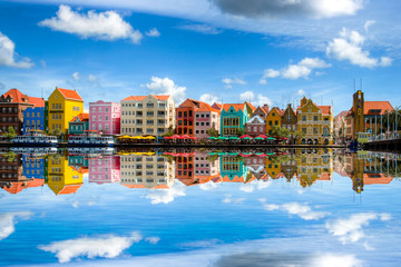 Fototapete - Willemstad die Hauptstadt von Curaçao