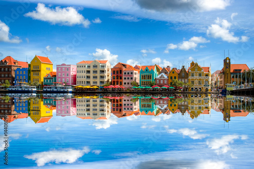 Photo  Willemstad die Hauptstadt von Curaçao