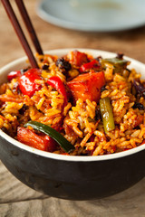 Sticker - spicy oriental rice dish