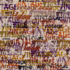 Poster - Vintage grunge pattern