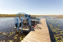 Airboat In The Everglades, Florida