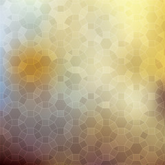 Aufkleber - Abstract background, geometric design, vector illustration. Geometric tesselation of colored surface. Stained-glass window style. Abstract color blur.