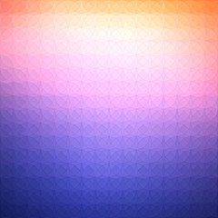 Aufkleber - Abstract background, geometric design, vector illustration. Geometric tesselation of colored surface. Stained-glass window style. Abstract color blur.