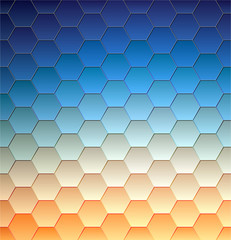 Aufkleber - Abstract background, geometric design, vector illustration. Geometric tesselation of colored surface. Stained-glass window style. Abstract color blur.