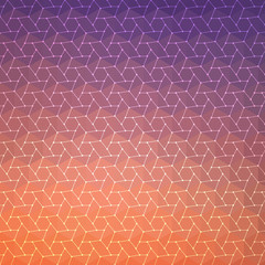 Aufkleber - Abstract background, geometric design, vector illustration. Geometric tesselation of colored surface. Stained-glass window style. Abstract color blur.