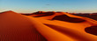 Leinwandbild Motiv Sand dunes in the Sahara Desert, Merzouga, Morocco