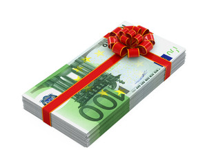 Sticker - Euro Money Gift Isolated