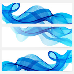 Poster - Abstract template horizontal banner