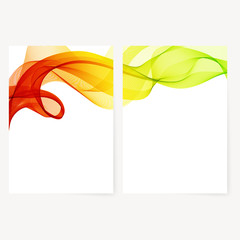 Wall Mural - Abstract template color flyer