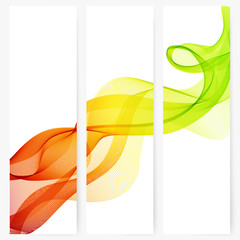 Poster - Abstract template vertical banner