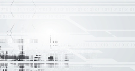 Digital technology world. Business virtual concept. Vector background