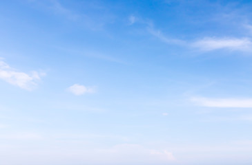 white fluffy cloud in the blue sky