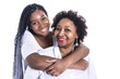 © Louis-Paul Photo - mother and her teenage daughter isolated on white