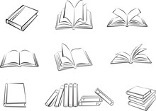 Book, Textbook, Library, Literature, Page, Drawing, Symbol