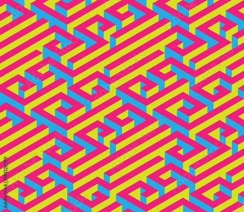 pix Maze Yellow Color https stock adobe com images colorful isometric maze seamless ornament bright contrasting colors red blue yellow 144326569 start checkout 1 content id 144326569