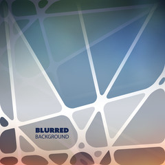 Poster - Abstract Colorful Pattern on Blurred Background