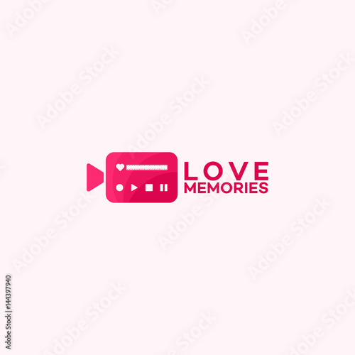 Fotografie, Obraz Memories collection, Love Videography logo template designs