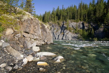 Clean pure water mountain water river brooks lakes