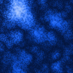 Poster - Vector abstract big data visualization. Blue data flow as binary numbers strings. Computer code representation. Cryptographic analysis, hacking. Bitcoin, blockchain transfer. Pattern of program code
