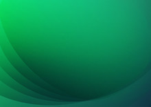 Abstract Green Curve Background Vector