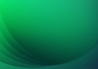 abstract green curve background vector