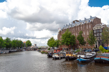 Poster - Amsterdam Canal View