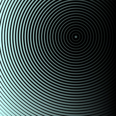 Sticker - creative concentric circles background