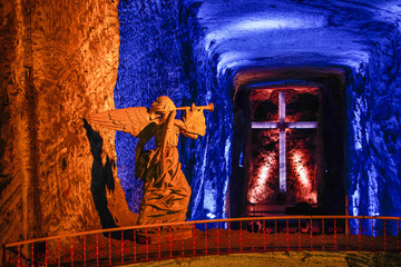 The Salt Cathderal of Zipaquira town, Colombia