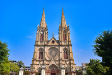 Sacred Heart Cathedral. Is A Gothic Revival Roman Catholic Cathedral In Guangzhou, China