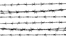 Lines Of Barbed Wire