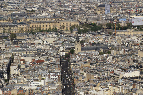Zdjęcie XXL Paryż, widziany z nieba - Saint Germain de Prés - Louvre