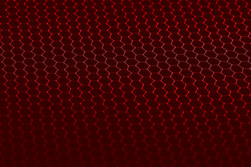 abstract texture honeycomb. Metallic net background or texture. metal mesh. full frame colourful illuminated detail of a metallic grid in front of a loudspeaker