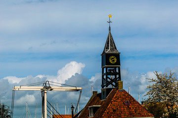 Fototapete - The locktower of Hindeloopen. The Netherlands.