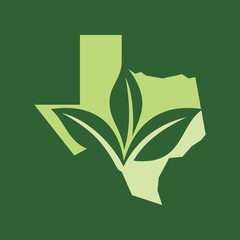 Poster - texas vector ecology logo. 