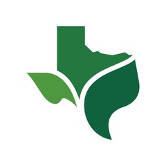 Poster - texas vector ecology logo. 