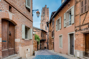 Wall Mural - Cathedral Basilica of Saint Cecilia, in Albi, France