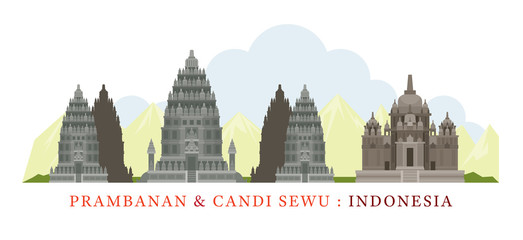 Wall Mural - Prambanan, Yogyakarta, Indonesia, Landmarks, Tourist Attraction