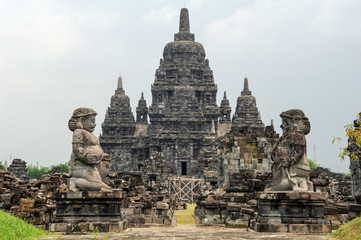 Prambanan is a Hindu temple compound in Java on Indonesia