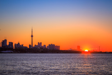 Wall Mural - Sunrise at Sheldon Lookout Toronto, Ontario, Canada